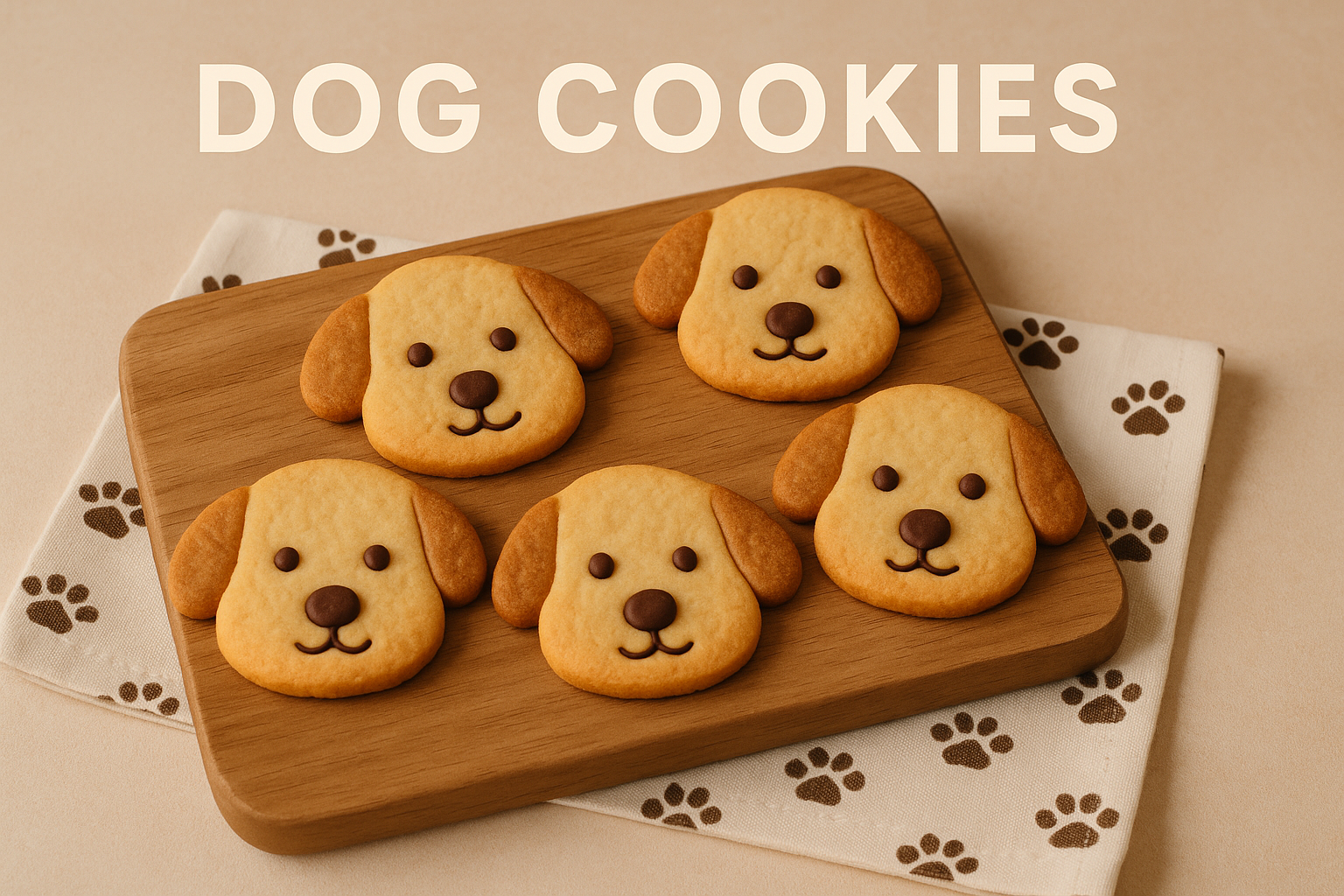 3-Ingredient Peanut Butter Dog Cookies (Crunchy Homemade Treats Your Pup Will Love)