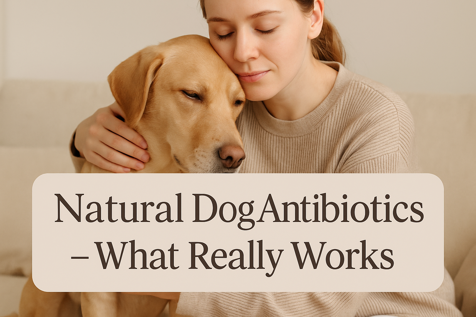 Natural Healing for Dogs: Powerful Alternatives to Antibiotics That Actually Work